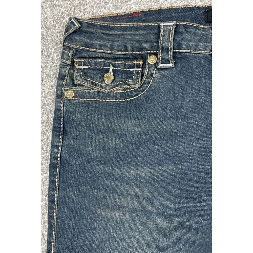 True Religion Jennie Curvy Skinny Jeans Women 29 Dark Wash Stretch